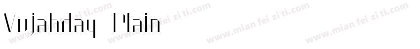 Vujahday Plain字体转换